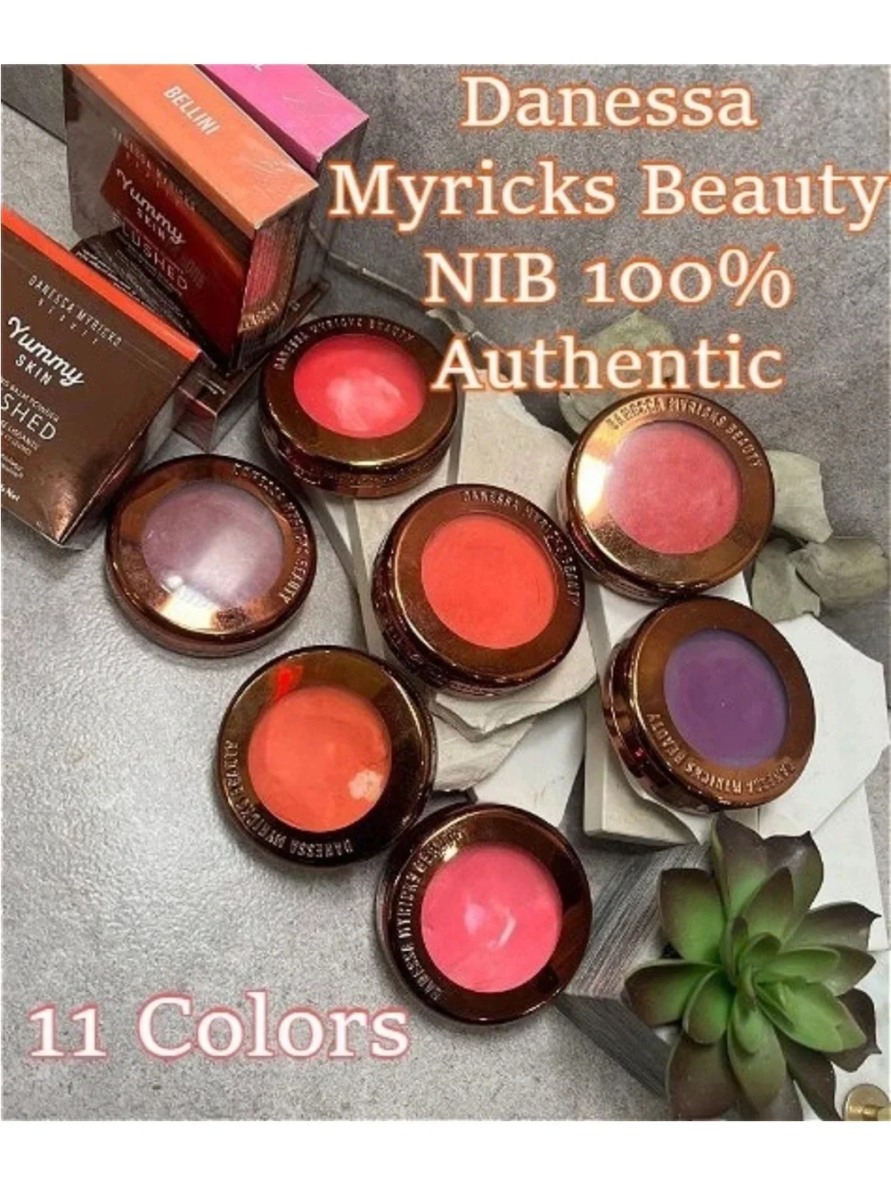 Danessa Myricks Yummy Skin Blurring Balm Powder Flushed Dancing Queen NIB